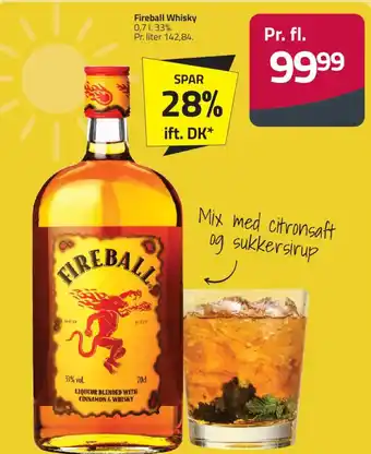 Fleggaard Fireball Whisky tilbud