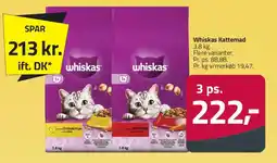 Fleggaard Whiskas Kattemad tilbud