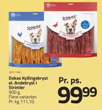 Fleggaard Dokas Kyllingebryst el. Andebryst I Strimler tilbud