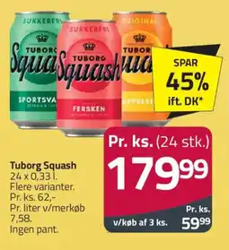 Fleggaard Tuborg Squash tilbud