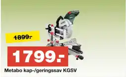 Bauhaus Metabo kap-/geringssav KGSV tilbud