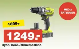 Bauhaus Ryobi bore-/skruemaskine tilbud