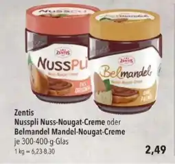 Citti Zentis Nusspli Nuss-Nougat-Creme oder Belmandel Mandel-Nougat-Creme tilbud