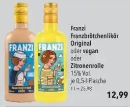 Citti Franzi Franzbrötchenlikör Original oder vegan oder Zitronenrolle tilbud