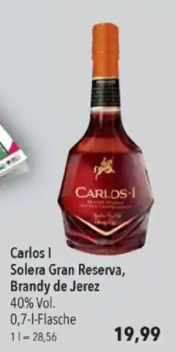Citti Carlos I Solera Gran Reserva, Brandy de Jerez tilbud