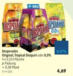 Citti Desperados Original, Tropical Daiquiri oder 0,0% tilbud