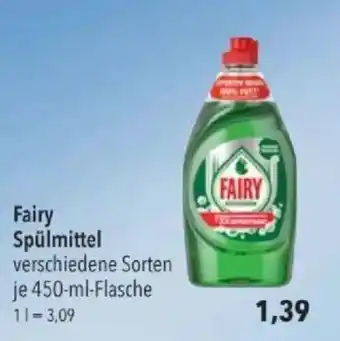 Citti Fairy Spülmittel tilbud