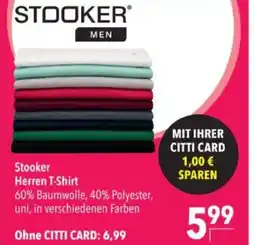 Citti Stooker Herren T-Shirt tilbud