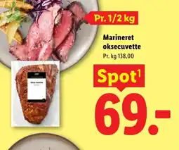 Lidl Marineret oksecuvette tilbud