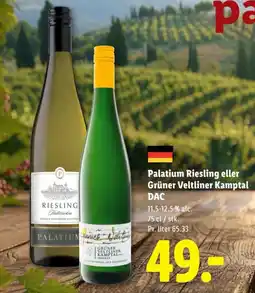 Lidl Palatium riesling eller grüner veltliner kamptal dac tilbud