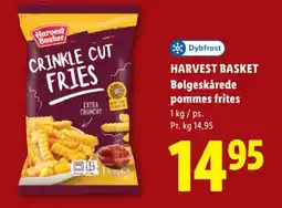 Lidl HARVEST BASKET Bølgeskårede pommes frites tilbud