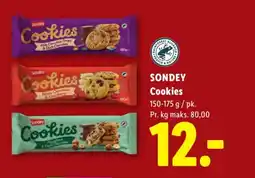 Lidl SONDEY Cookies tilbud