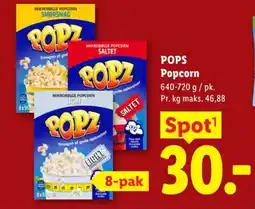 Lidl POPS Popcorn tilbud