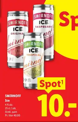 Lidl SMIRNOFF Ice tilbud