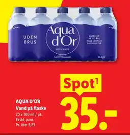 Lidl AQUA D'OR Vand på flaske tilbud