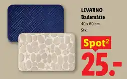 Lidl LIVARNO Bademåtte tilbud