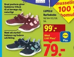 Lidl LUPILU Barfodssko tilbud