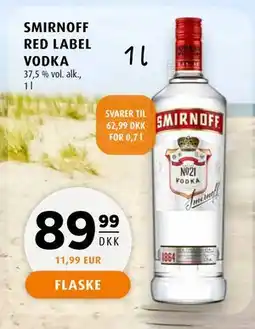 Scandinavian Park SMIRNOFF RED LABEL VODKA tilbud