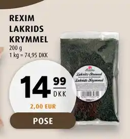 Scandinavian Park REXIM LAKRIDS KRYMMEL tilbud