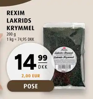 Scandinavian Park REXIM LAKRIDS KRYMMEL tilbud