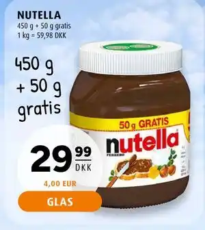 Scandinavian Park NUTELLA tilbud