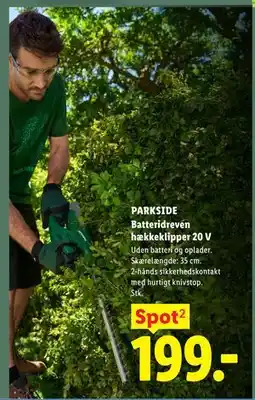 Lidl Batteridreven hækkeklipper 20 V tilbud
