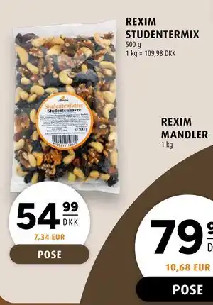Scandinavian Park REXIM STUDENTERMIX tilbud
