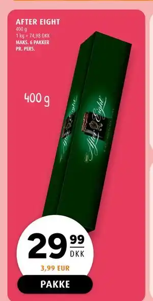 Scandinavian Park AFTER EIGHT tilbud