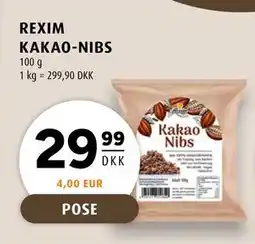 Scandinavian Park REXIM KAKAO-NIBS tilbud