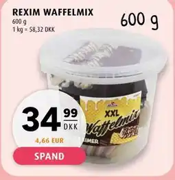 Scandinavian Park REXIM WAFFELMIX tilbud