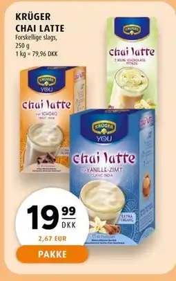 Scandinavian Park KRÜGER CHAI LATTE tilbud