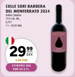 Scandinavian Park COLLE SORI BARBERA DEL MONFERRATO 2024 tilbud