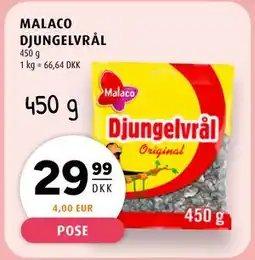 Scandinavian Park MALACO DJUNGELVRÅL tilbud