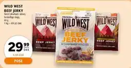 Scandinavian Park WILD WEST BEEF JERKY tilbud