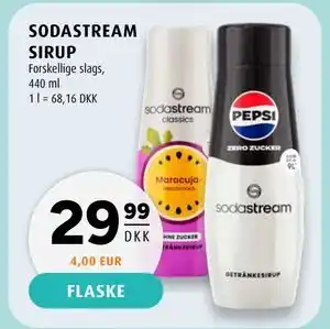 Scandinavian Park SODASTREAM SIRUP tilbud