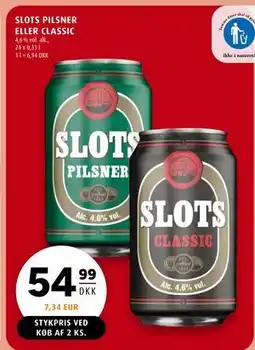 Scandinavian Park SLOTS PILSNER ELLER CLASSIC tilbud
