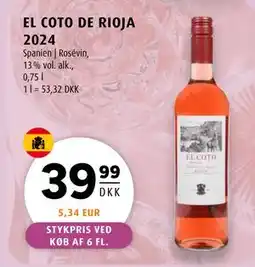 Scandinavian Park EL COTO DE RIOJA 2024 tilbud