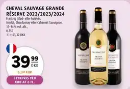 Scandinavian Park CHEVAL SAUVAGE GRANDE RÉSERVE 2022/2023/2024 tilbud