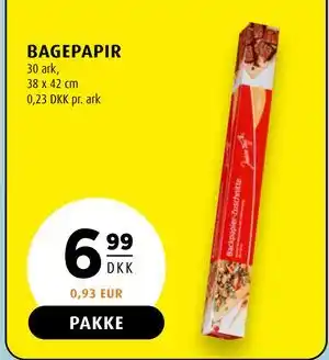 Scandinavian Park BAGEPAPIR tilbud