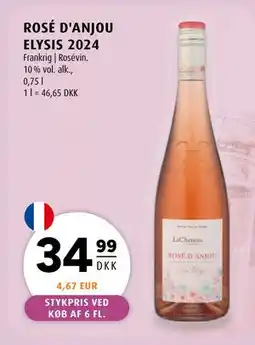 Scandinavian Park ROSÉ D'ANJOU ELYSIS 2024 tilbud