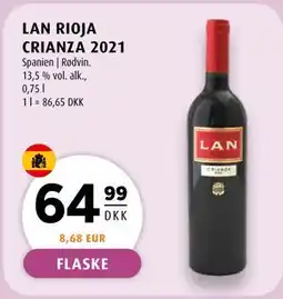 Scandinavian Park LAN RIOJA CRIANZA 2021 tilbud