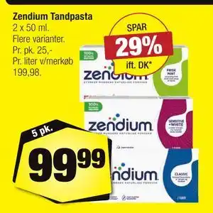 Calle Zendium Tandpasta tilbud