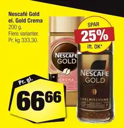 Calle Nescafé Gold el. Gold Crema tilbud