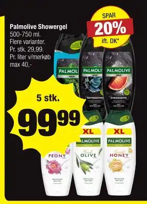 Calle Palmolive Showergel tilbud