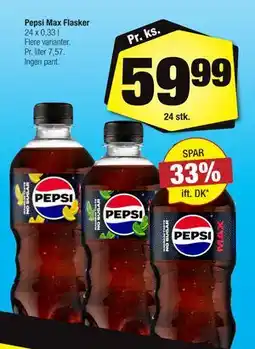 Calle Pepsi Max Flasker tilbud