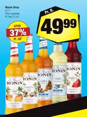 Calle Monin Sirup tilbud
