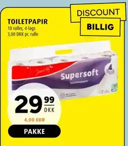 Scandinavian Park TOILETPAPIR tilbud