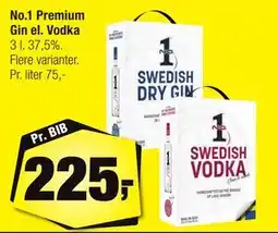 Calle No.1 Premium Gin el. Vodka tilbud