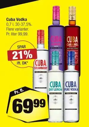 Calle Cuba Vodka tilbud