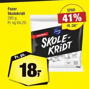 Calle Fazer Skolekridt tilbud